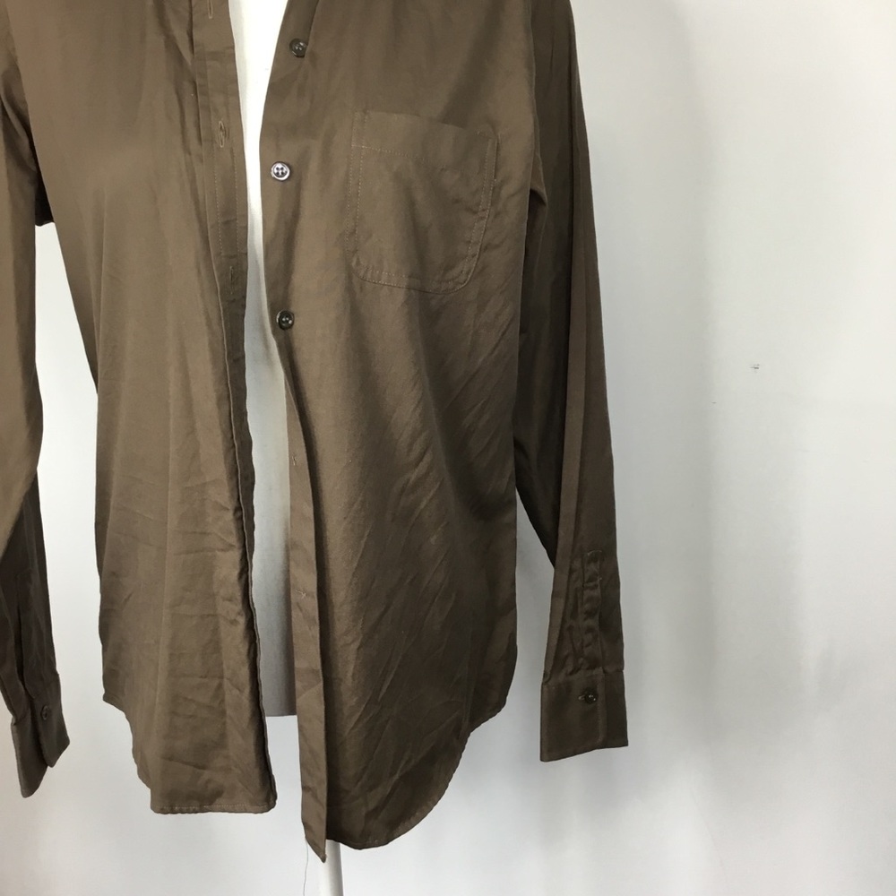 J. Crew Brown Button Down Top - image 3